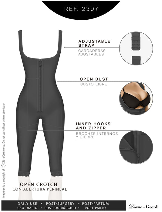 Diane & Geordi 2397 | Post-surgical Girdle with Zipper