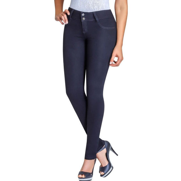 Lowla Fashion Shapewear 218236 Pantalones Skinny Jeans para Mujer Levanta  Glúteos
