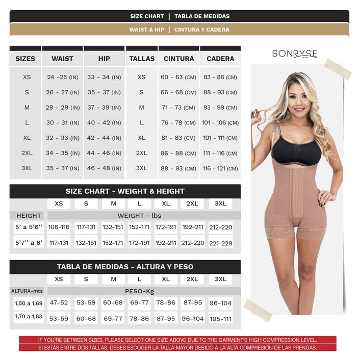 Sonryse 066 Colombian Butt Lifter Shapewear Bodysuit — Web Design Store